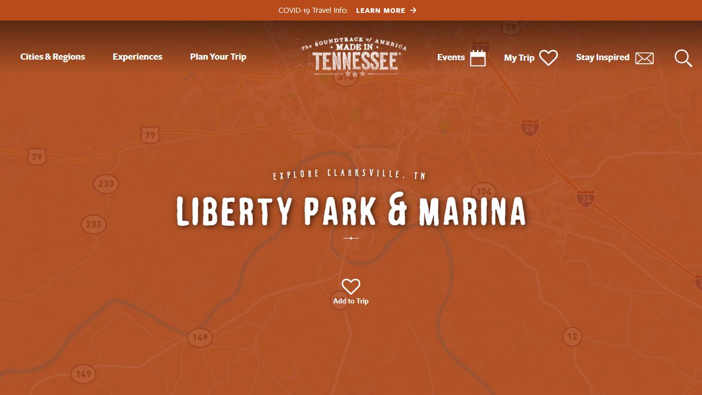 Liberty Park & Marina in Clarksville, TN - Tennessee Vacation